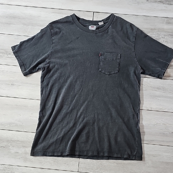 Denizen from Levi's Black Short Sleeve Tee Essential Cotton - Picture 1 of 3